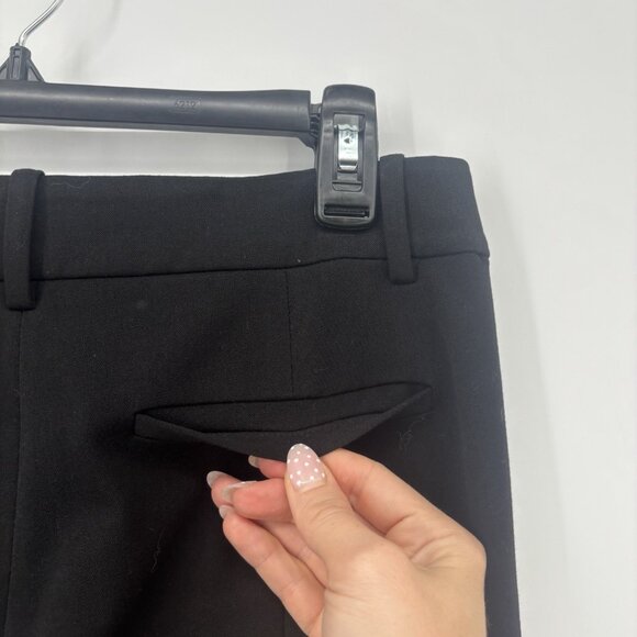 J. Crew Black Dress Pants Womens Size 6 Tapered Career Work Classic - Picture 4 of 12